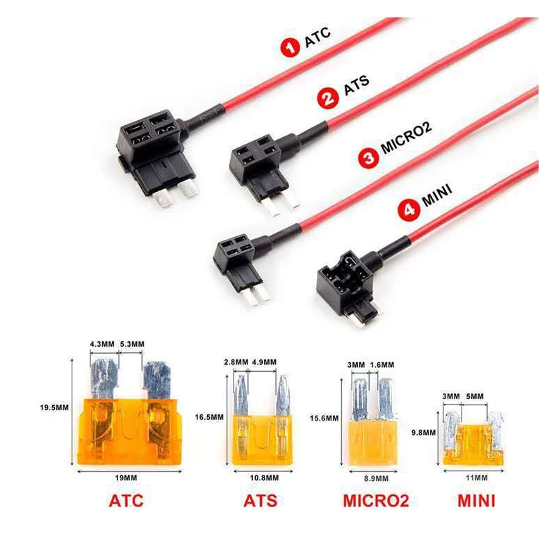 Description Picture 4 of itemCar pickup device dash cam  medium small mini mini pickup socket Non destructive circuit modification