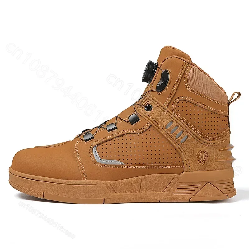 Motorcycle Boots Men Biker Shoes Moto Sneaker Microfiber Leather Adventure Motocross Shoes Anti-slip Motorcycle Equipment