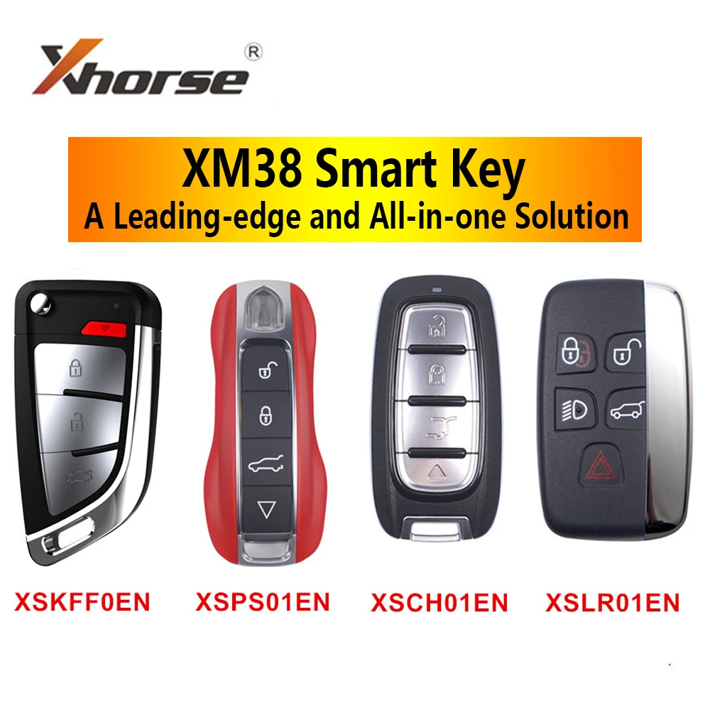 

Xhorse XM38 XSCH01EN KE.LSL Style XSLR01EN LU.H Style XSPS01EN PRO.S Style XSKFF0EN BM Style XM38 Universal Smart Key