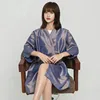 Barber Shop Ironing Dyeing Guest Robes Beauty Hair Care Waterproof And Breathable Long Robes Hair Cutting Aprons Home Clothing 5