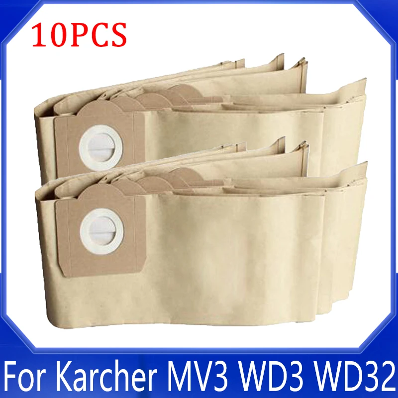 Paper Dust Bag For Karcher MV3 WD3 WD3200 WD3300 A2204 A2656 Vacuum