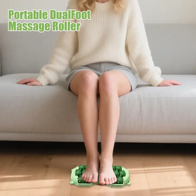 Ergonomic Double Foot Massage Roller 6