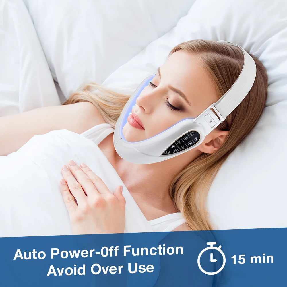 ABS Facial Lifting Massager with LED Photon Therapy
