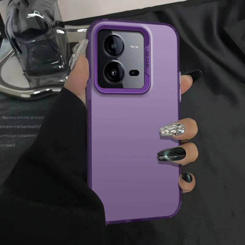 Luxury Metallic Aurora Skin Matte Cover