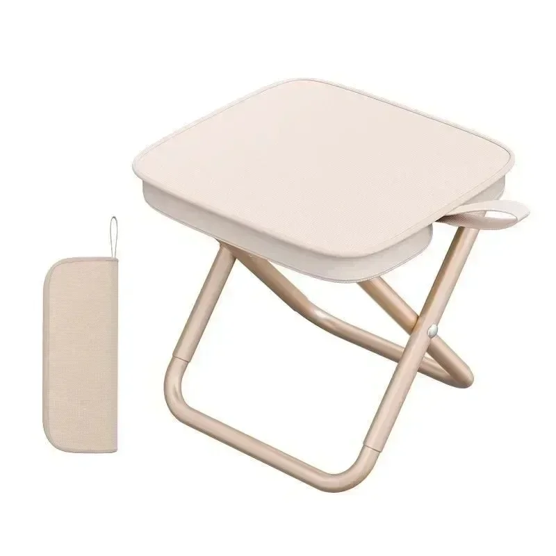Outdoor Folding Pencil Case, Small Horse Tie Pocket Stool, Portable Fishing Stool, Camping, Tourism, Leisure Handbag Chair 2