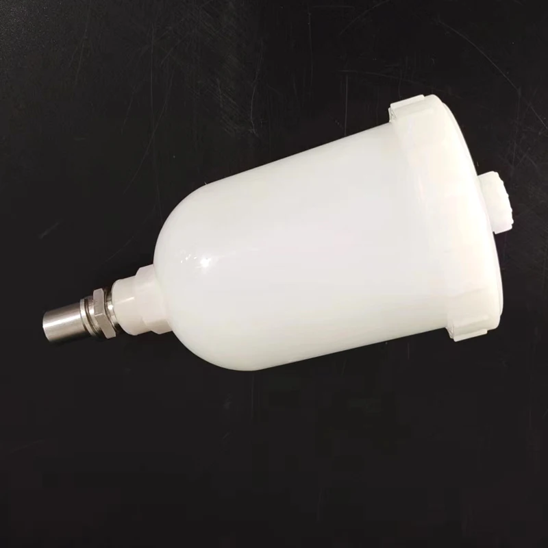 250ml Spray Gun Pot Suitable For German SATA Spray Gun 4400 Model Small Repair Pneumatic White Plastic Paint Pot