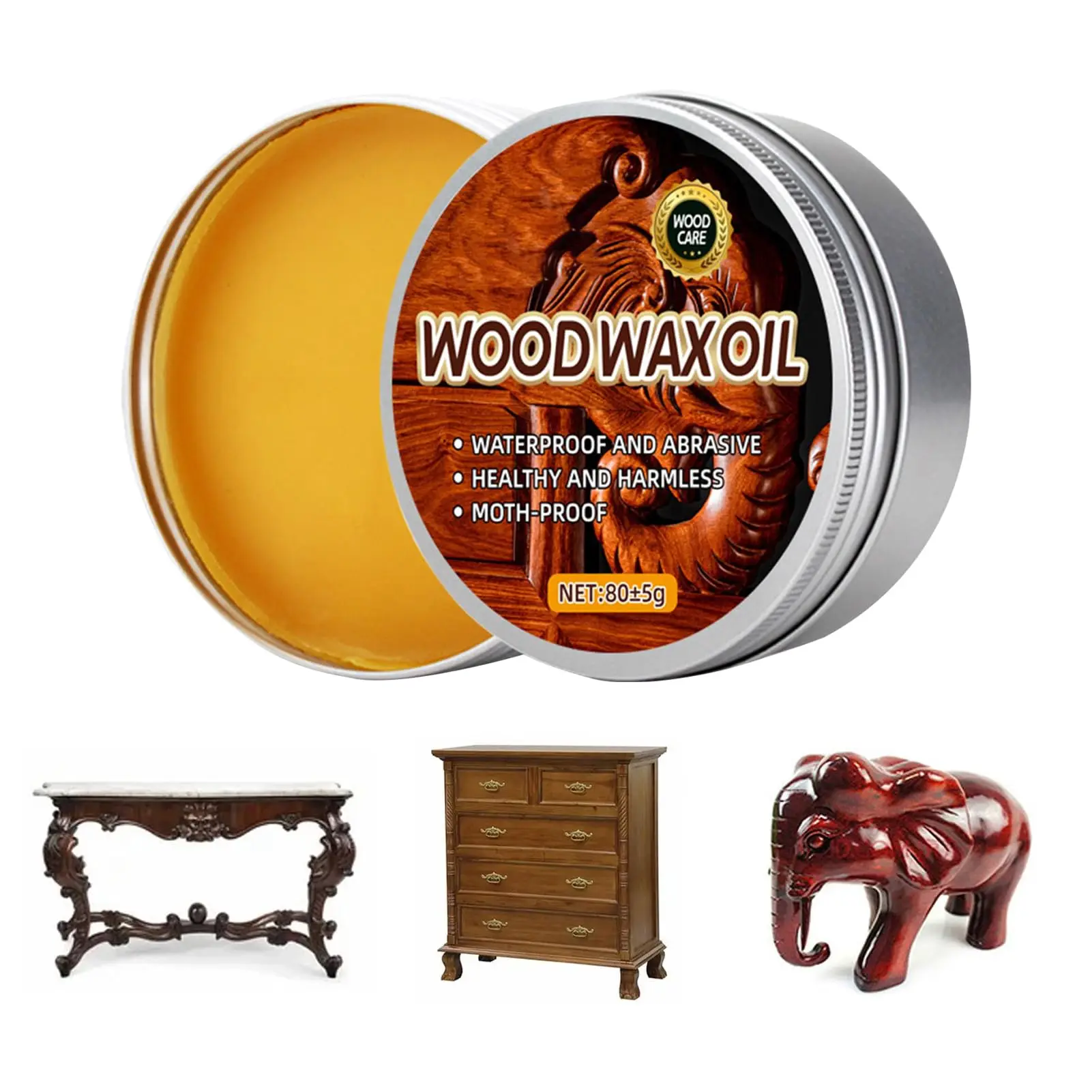 Environmentally Friendly Wood Wax Oil Original Mahogany Furniture Solid Brightening And Moisturizing Oil Wood Floor Renovation