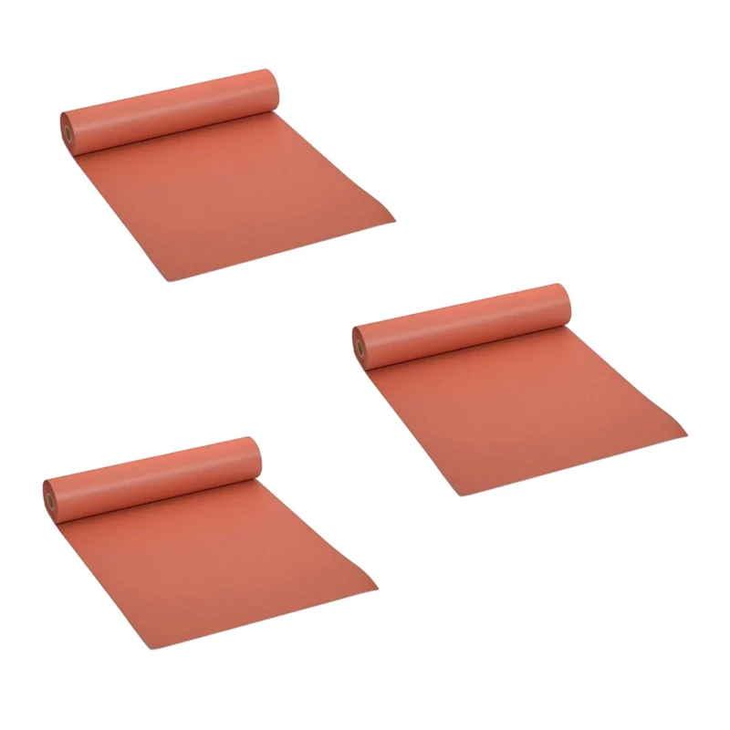 

3X 45.7Cmx53.3M Pink Kraft Butcher Paper Roll Food Grade Peach Wrapping Paper For Smoking Meat Of All Varieties