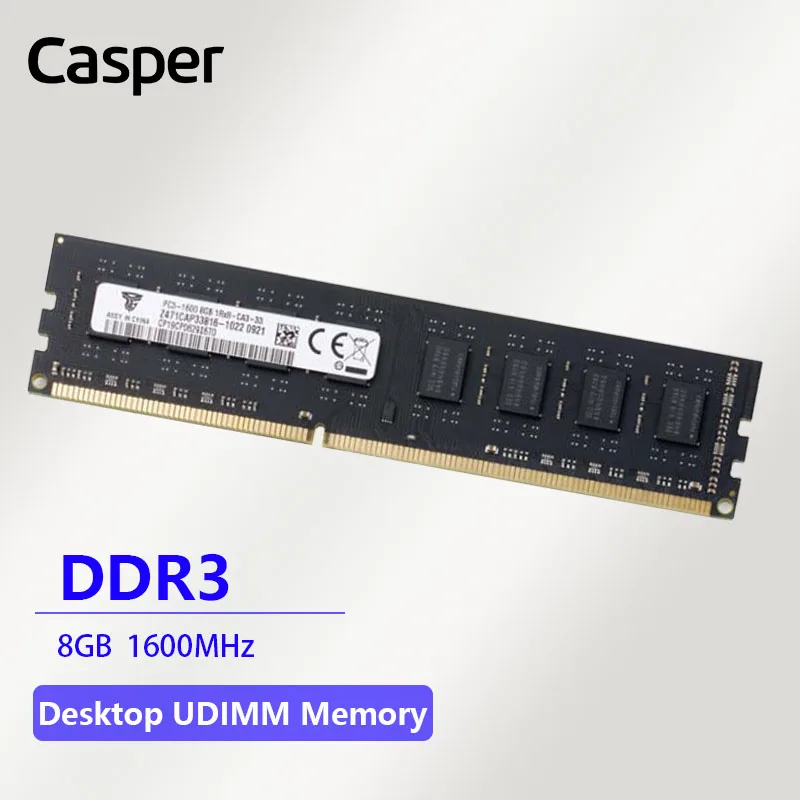 Desktop RAM Memory Casper DDR3 Memory Module PC 4GB 8GB 1600/1333/1066/1600MHz Computer Playing Game desktop ram memory