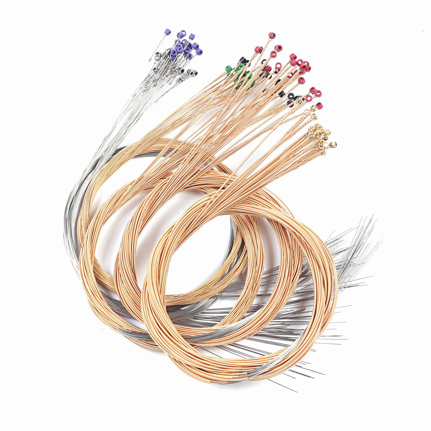 

6pcs/set Folk Guitar String Replacement Parts Acoustic Guitar Copper Core Strings Kit Musical Instrument Accessories