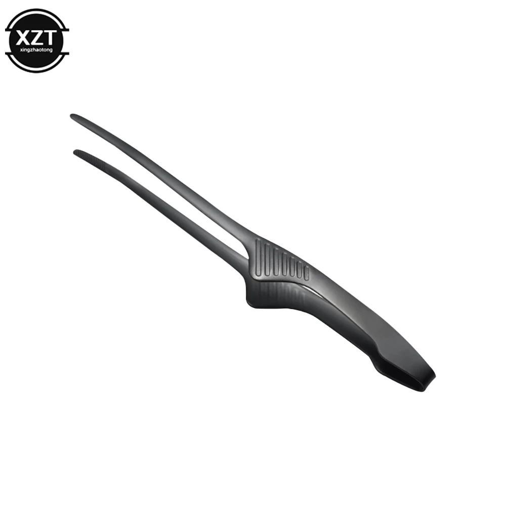 Delicate Koreanischen Metall Grill Clips Anti-slip Selbst-standing Zangen Multi-zweck Lebensmittel Clips Küche Gadgets Grill zubehör