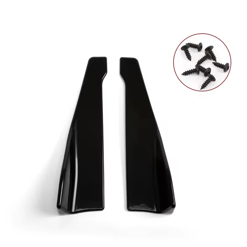 Car Rear Corner Protection Plate Automotive Parts Modification Universal 48cm Glossy