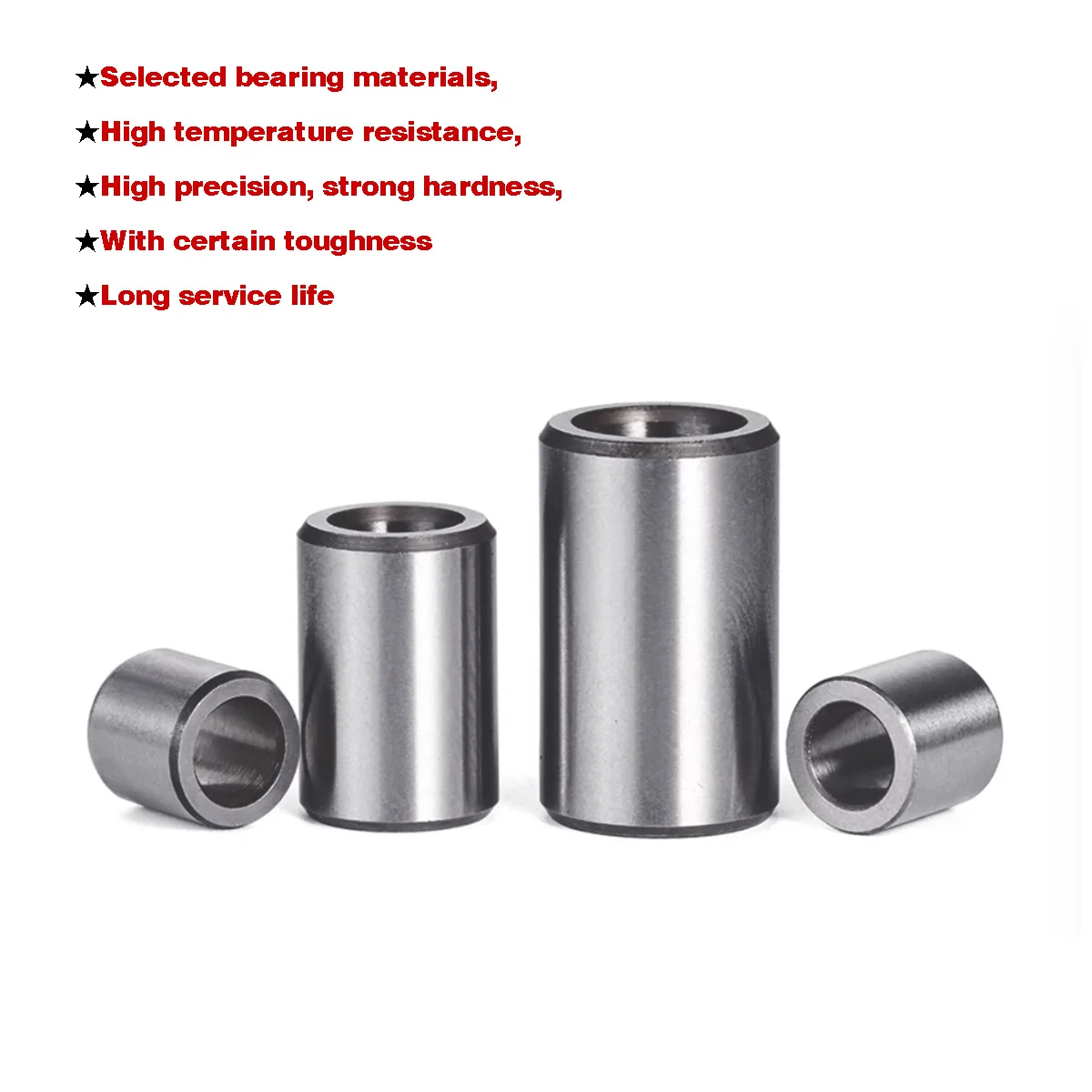 1pc Bearing Steel Bushing / Axle Sleeve – 25mm Inner Diameter, Wear Resistant Guide Sleeve