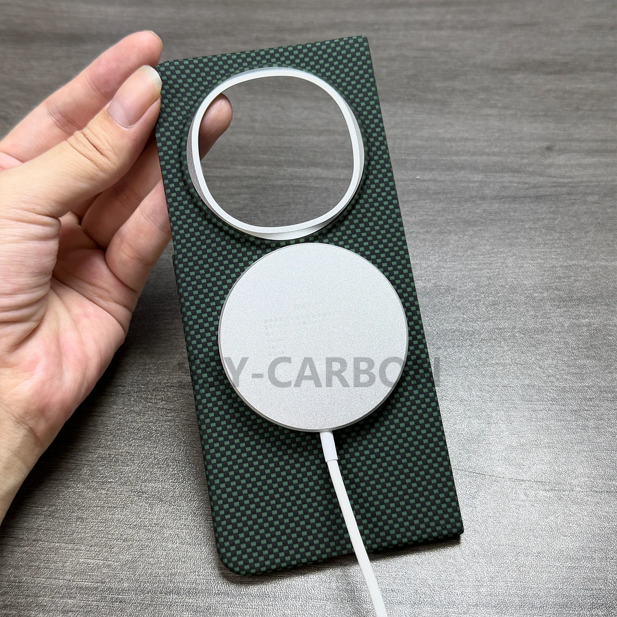 Ultra-Thin Lightweight Real Carbon Fiber Aramid Magnetic Phone Case, Magsafe Compatible