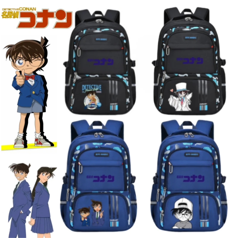 Conan Edogawa Anita Hailey Kudou Shinichi Cartoon süßer Rucksack, personalisierter cooler Rucksack für Schüler der Mittel- und Oberstufe