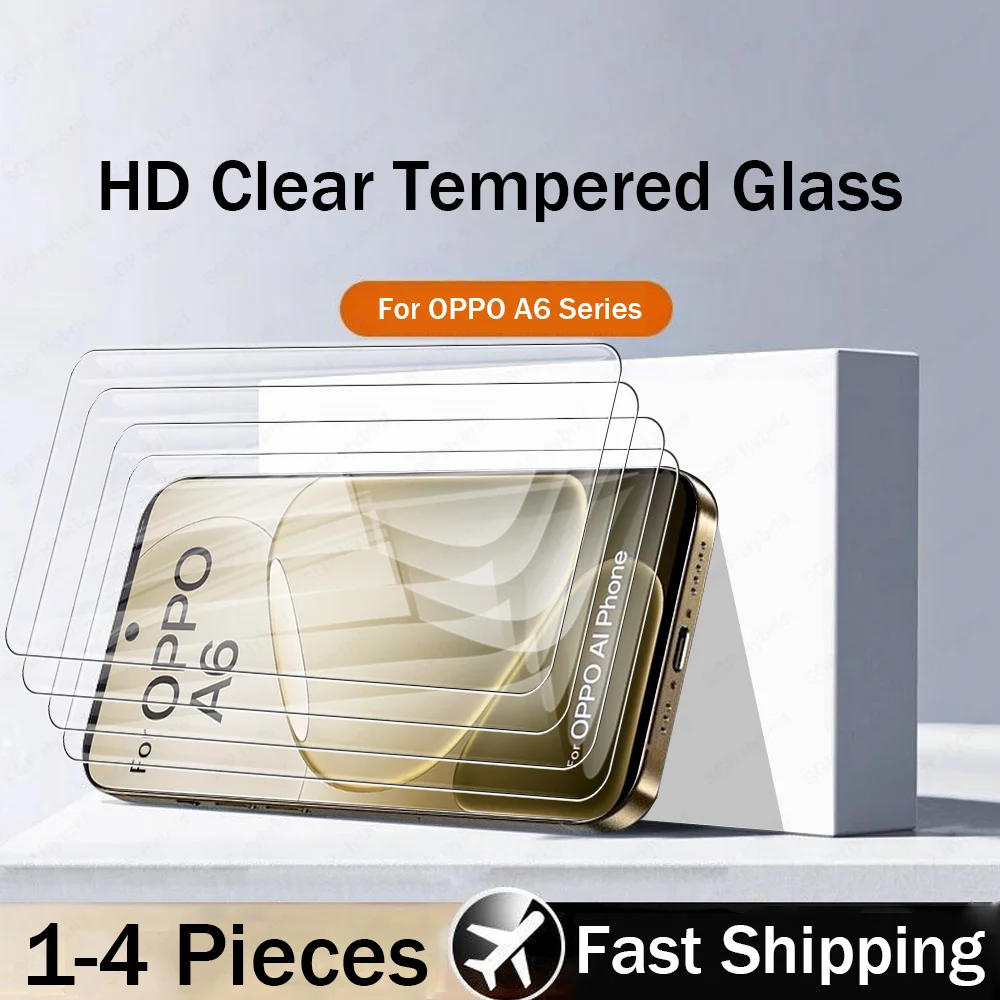 Tempered Glass Screen Protector for Enhanced Phone Safety - 1-4 Pack