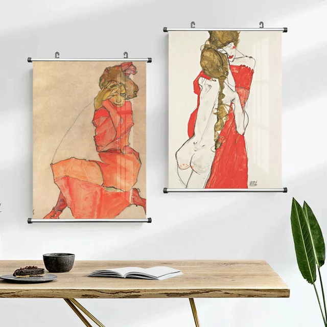 Teahouse Decor Chinese Famous Canvas Painting Qi Baishi Fruit Peach Zen Wall Art Poster Picture Print Office Living Room Home