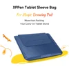 XPPen Tablet Sleeve Bag with Portable Stand Blue Color Leather Splash Protection for Magic Drawing Pad 12 Inch Tablet 2