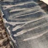 men streetwear white paints slim fit distressed jeans 3