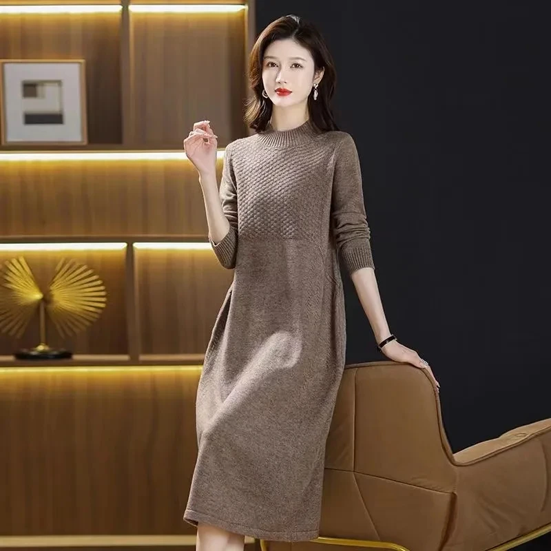 chinese dress ladies Sweater Dress for Women V Neck Long Sleeve Rib Knit Casual Loose Fit Sexy  Mini Fall Winter Sweaters Dresses Pullover (Black, M) at Amazon Women's  Clothing store
