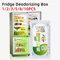 Boîte désodorisante pour réfrigérateur, désodorisant naturel au charbon actif, déshumidificateur adapté au réfrigérateur, armoire 1