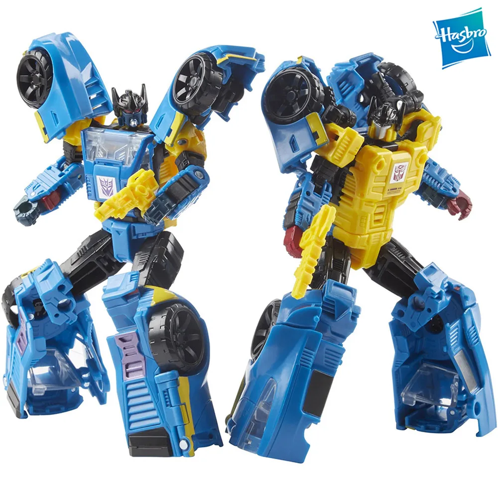 

Original Hasbro Transformers Generations War for Cybertron Galactic Odyssey Collection Dominus Criminal Pursuit 2-Pack Toy