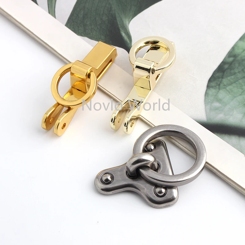 20-100pcs 3 Colors 3 Size 15-18-22mm Women Bag Rope Connection Buckle Handbag Hook Bag Accessories