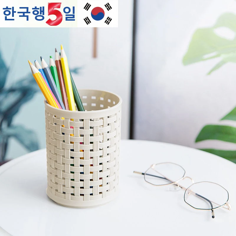 2pcs Skeleton Pen Bucket Large Capacity Multi-functional Study Office Storage Cosmetic Brush Storage pen holder desktop storage box stationery organizer stationery storage box desktop storage kit