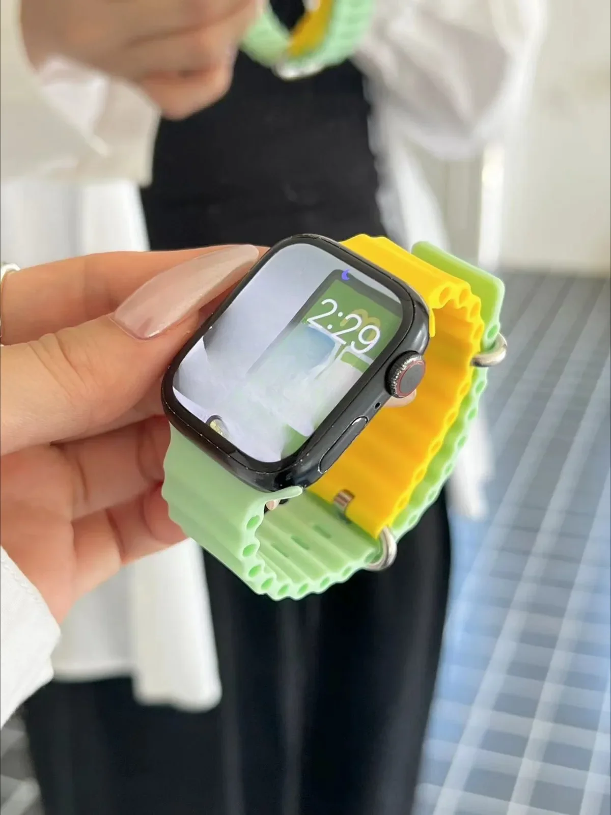 Sportigt klockarmband för smartwatch modernt utbyte_voghion.com