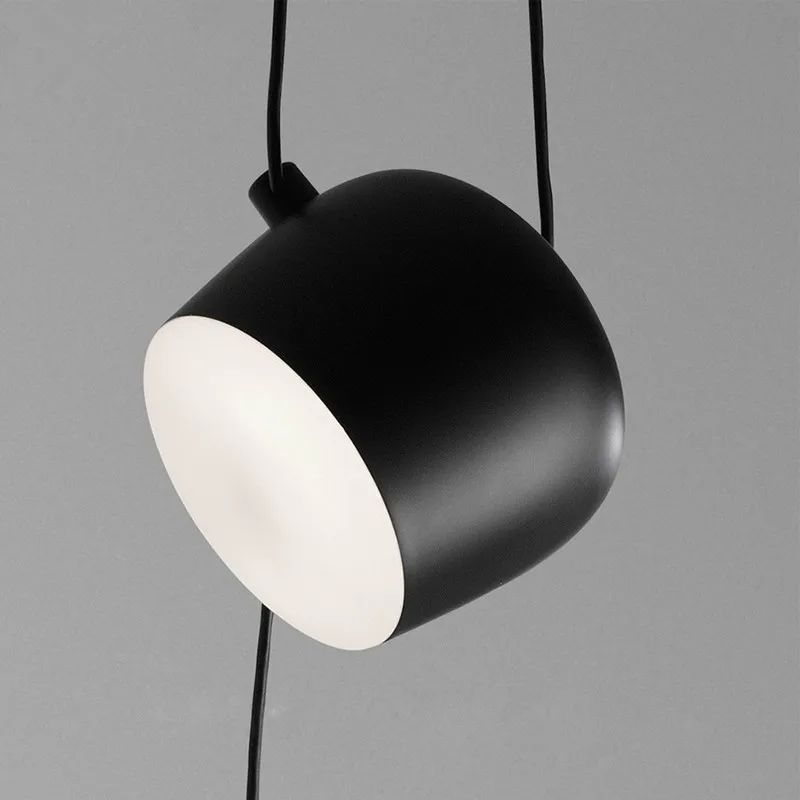 Italian Industrial Flos Black and White Chandelier Multi-point Adjustable Restaurant Lamp Bar Office LED Lighting pendant light 5