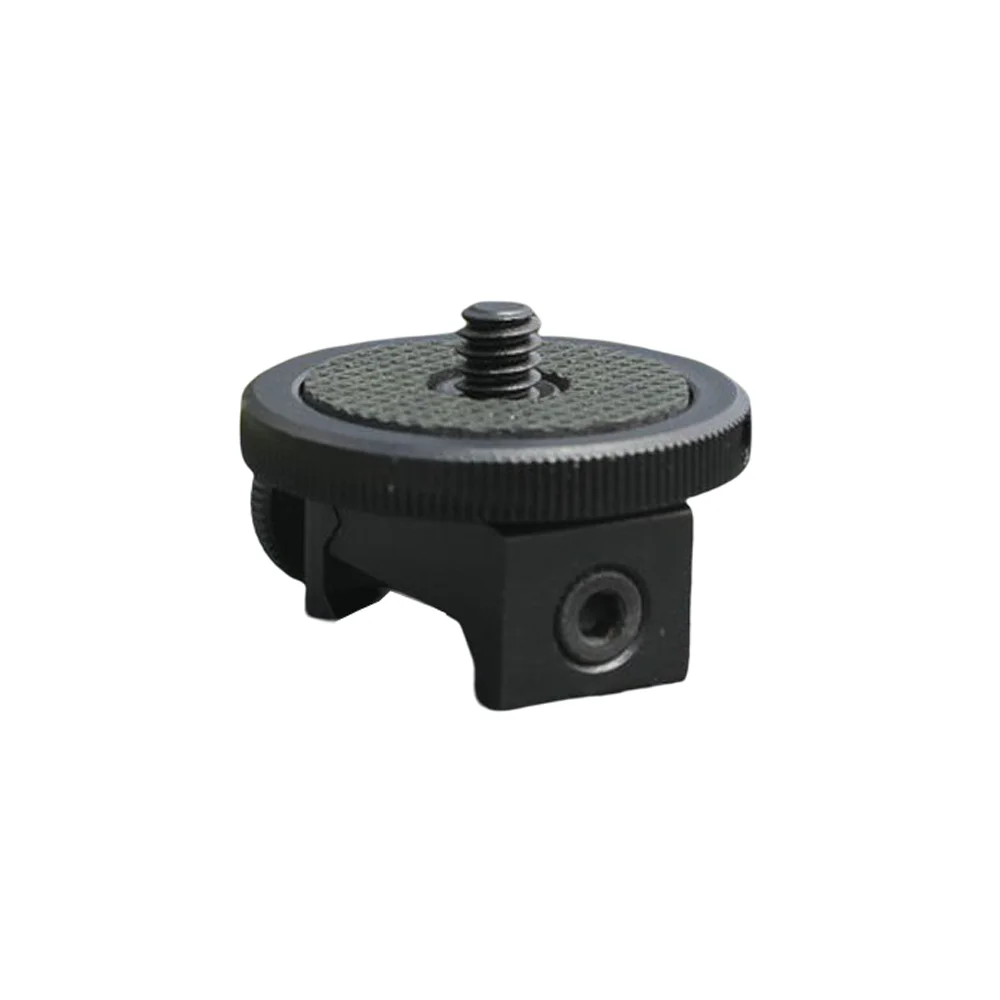 Tactical Side Rail Mount Hunting Camera Tripod Adapter 1/4-Inch Thread for Insta360 One RS R X2 GoPro 10 9 Xiaomi yi Smartphone