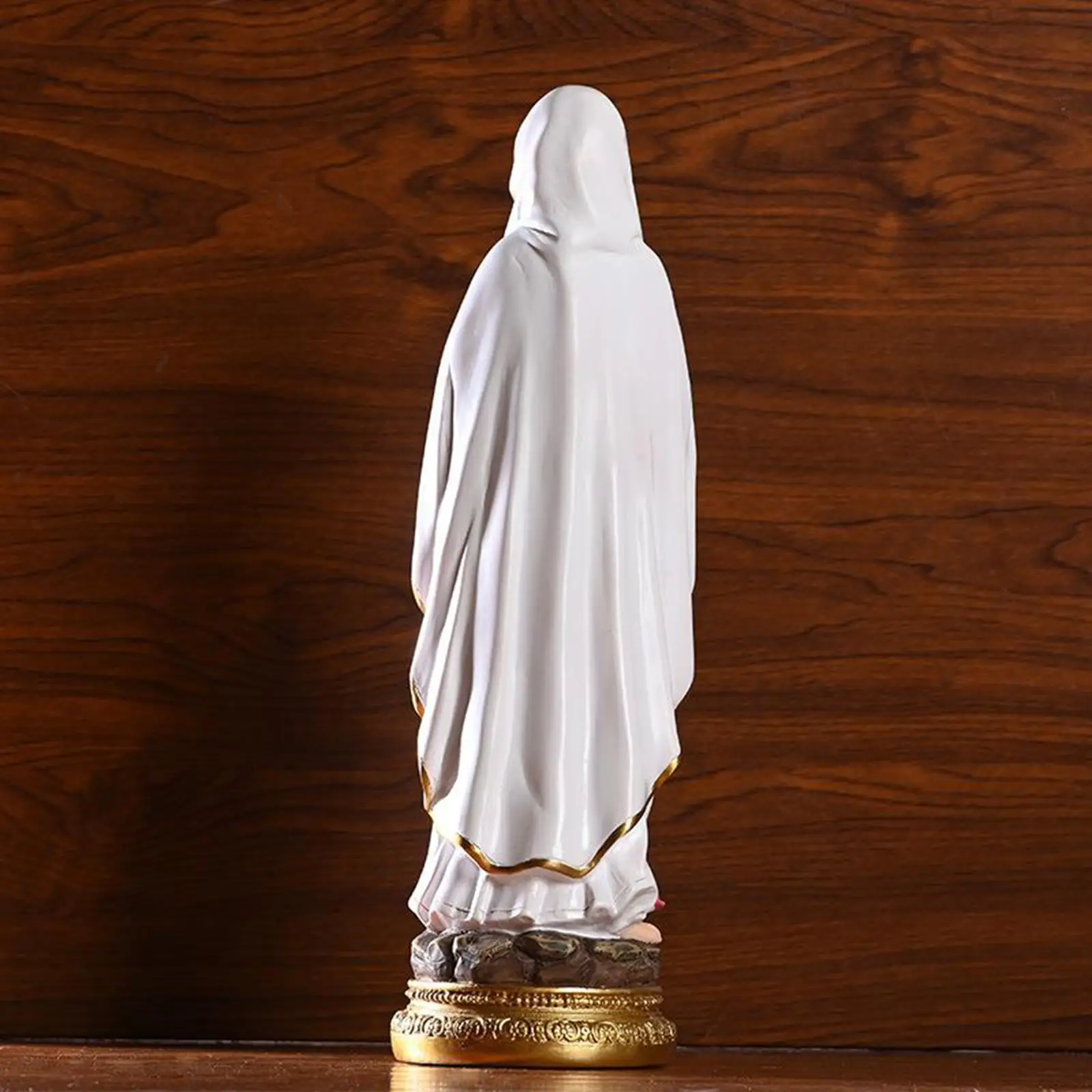 Roman Catholic Sculpture Resin Tabletop Statue Decorative Figurine Figure Mary Statue 30cm Height