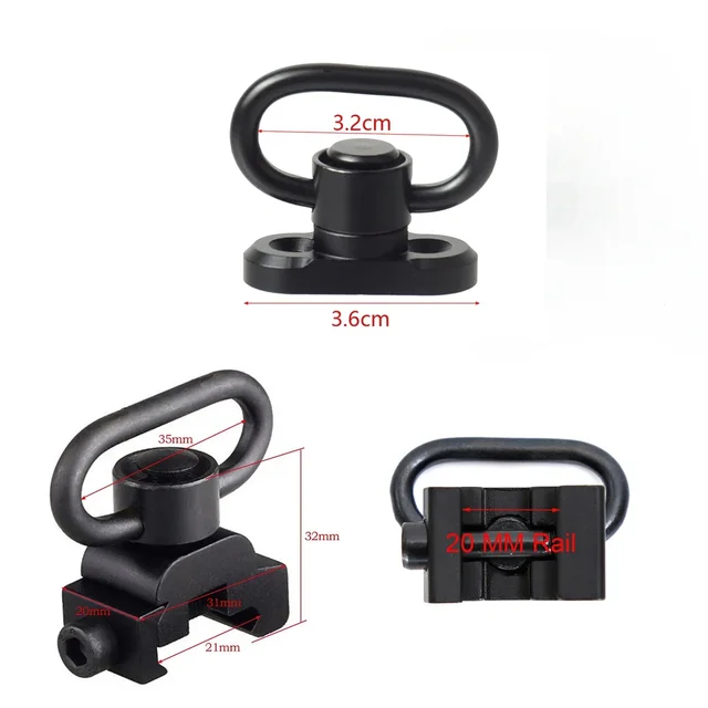 1.25" QD Sling Swivel Mount 3