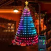 APP Smart Christmas Tree Lights DIY Bluetooth Point Control Symphony LED RGB Light String Christmas Decoration Atmosphere Light 4
