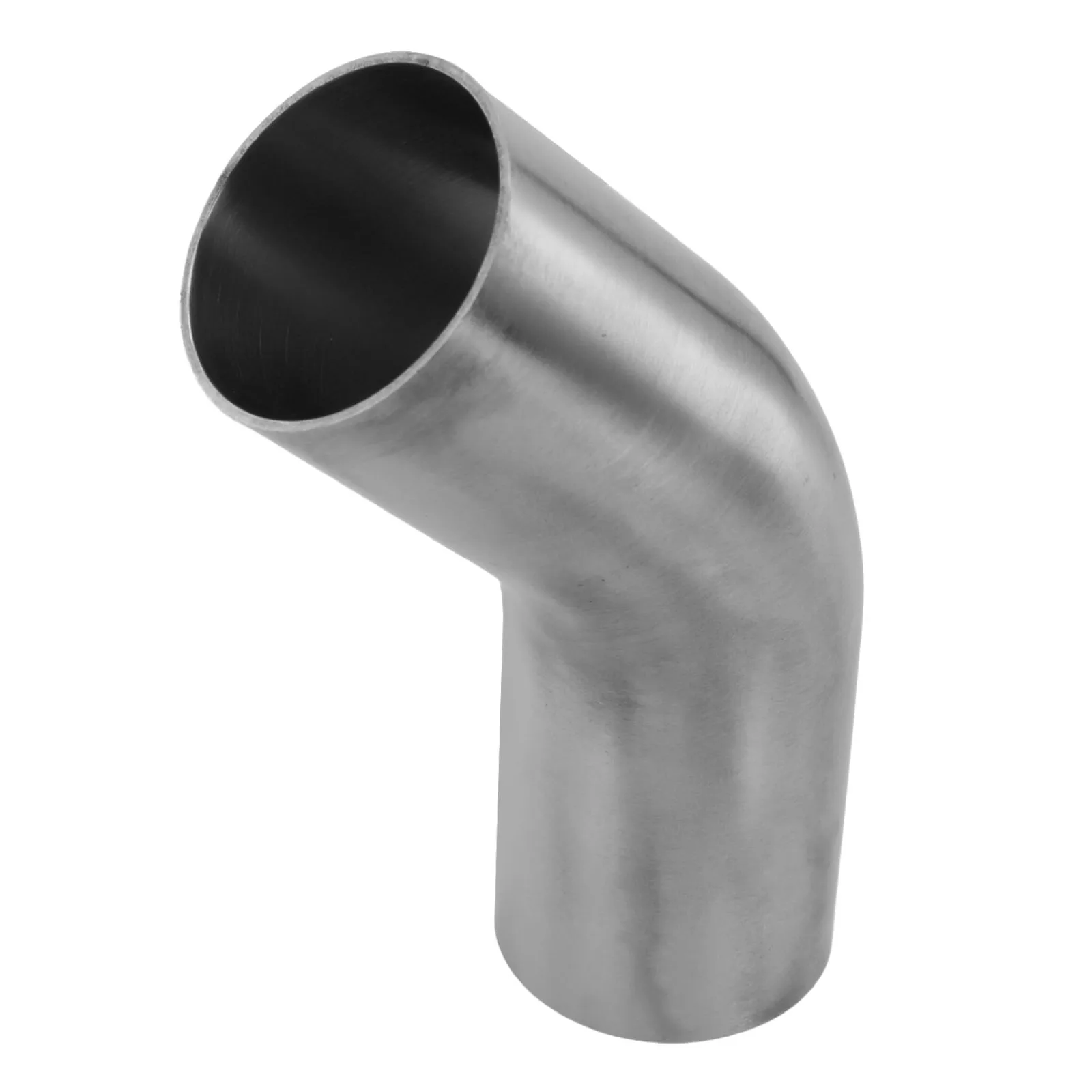 Elbow 45° Degree Bend Exhaust Pipe Versatile Stainless Steel Polished 19-51mm Automotive Exhaust Pipe Connection Fittings