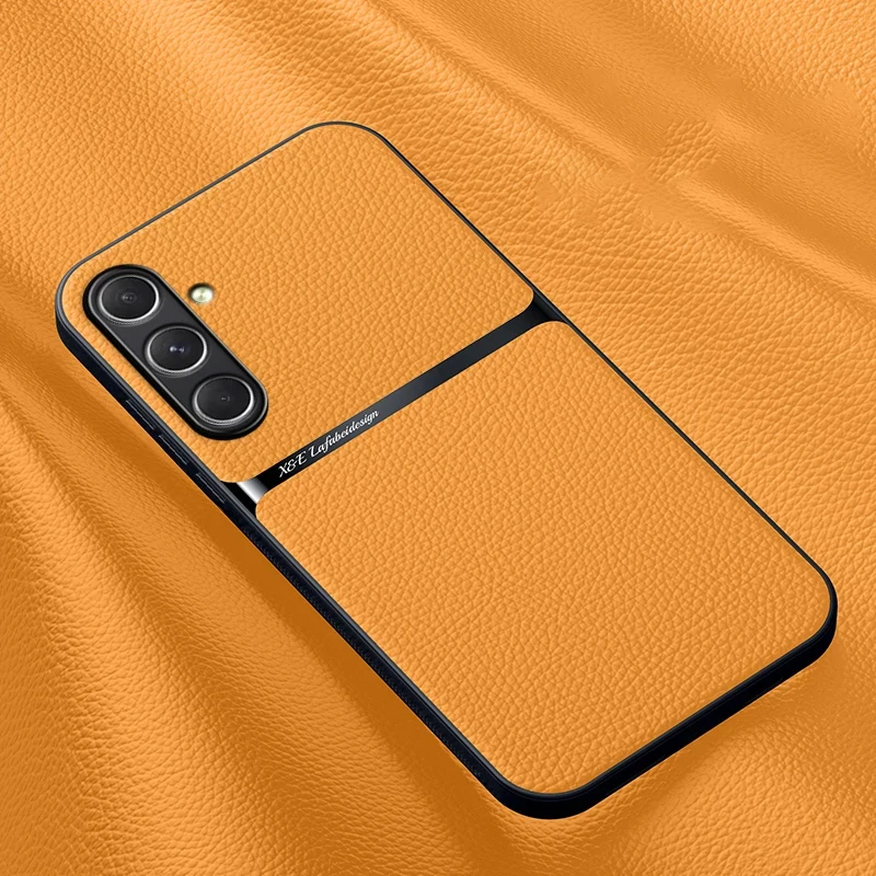 Premium Shockproof Artificial Leather Phone Case