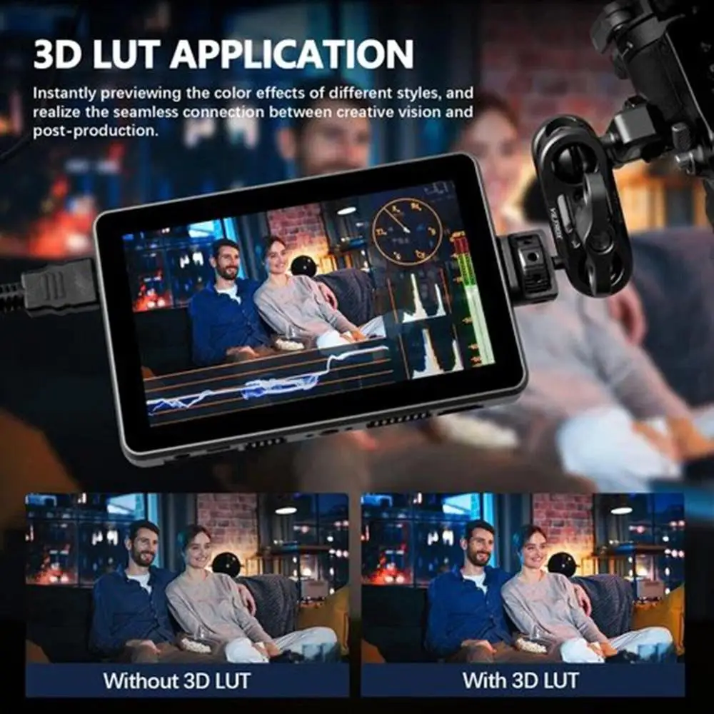 VILTROX DC-X2 X3 Series 2000Nits Video Field Camera Monitor Touch Screen 6 Inch FHD 1920x1080 4K HDMI/SDI On Camera Monitor