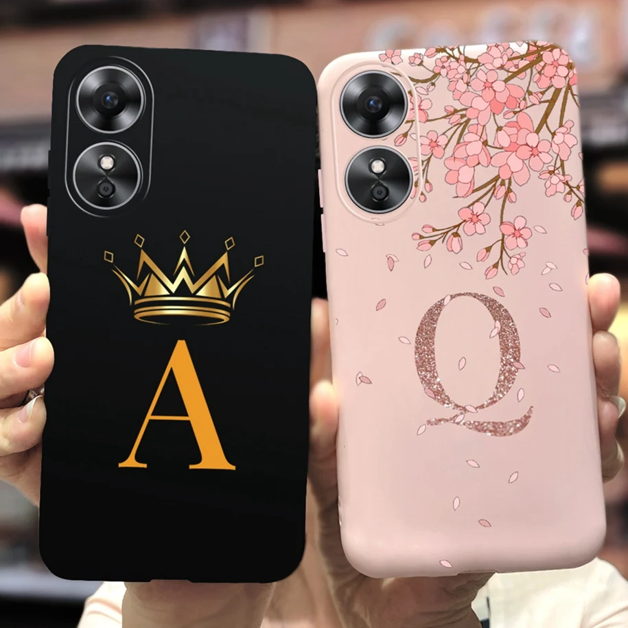 Luxury Letters Soft Silicone Phone Case - Elegant Back Cover