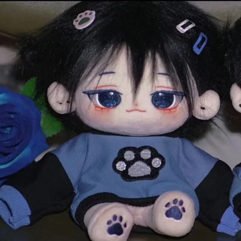 20cm Doll Clothes Mini Kpop Skz Kawaii Sweater Cat Paw Fashion Black White Blue Yellow Coat Toy Accessories Free Shipping Items 6