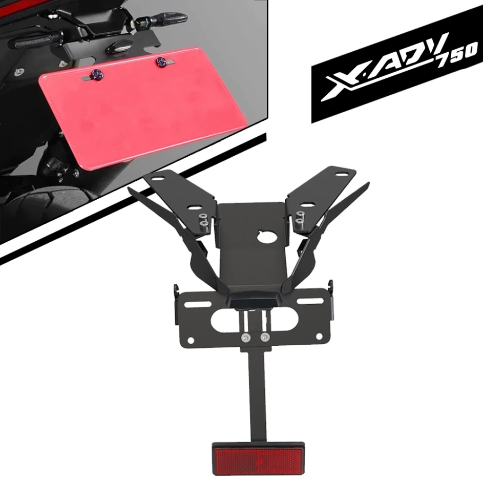

2023 2024 Motorcycle License Plate Holder Fender Eliminator Registration Bracket FOR HONDA XADV xadv750 2021 2022 X-ADV XAdv 750