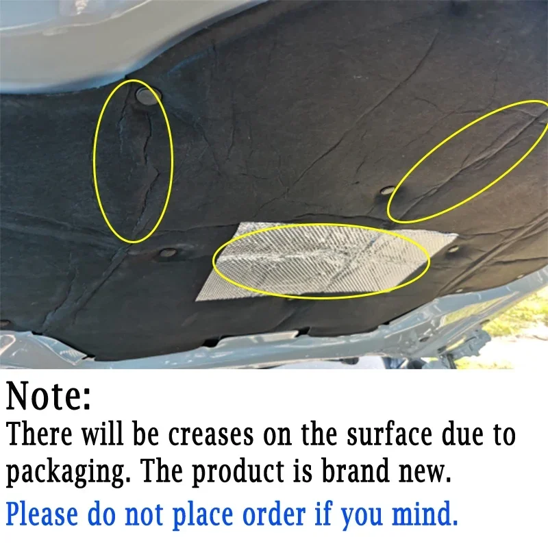 Car Hood Engine Sound Insulation Pad Soundproof Cotton Cover Thermal Heat Insulation Pad Mat For BMW X3/X4 G01 G02 2018-