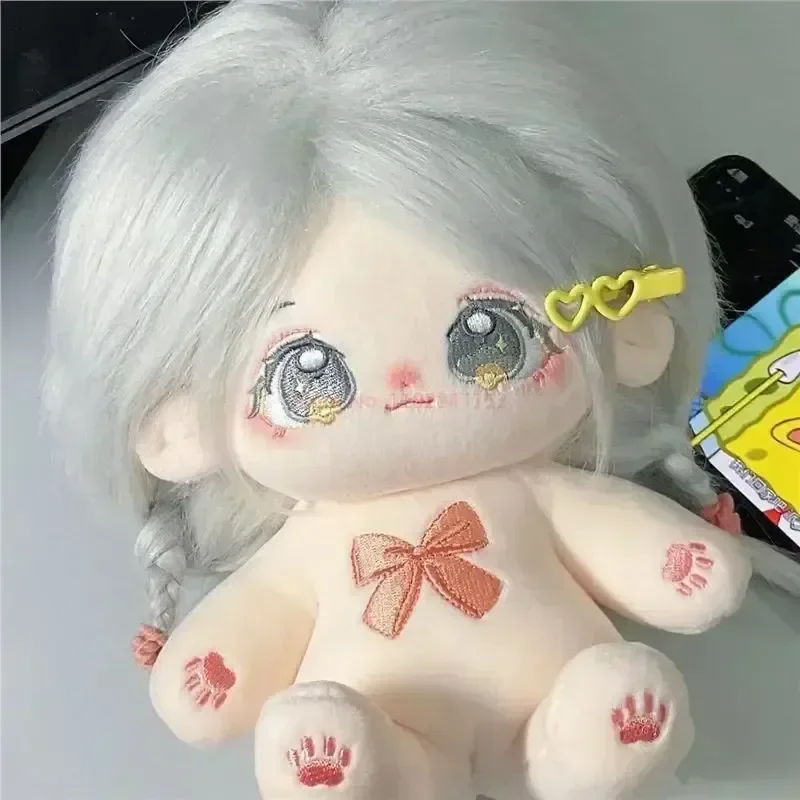 20cm Genuine Kawaii Idol Star Doll Plush Stuffed Anime Figure Dress Up Cospslay Cotton Baby Plushies Toys Fans Collection Gift