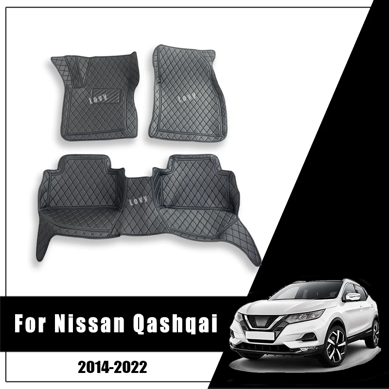 Nissan Qashqai J11 2014-2015 Car Floor Mats Styling Pedal Rugs Covers