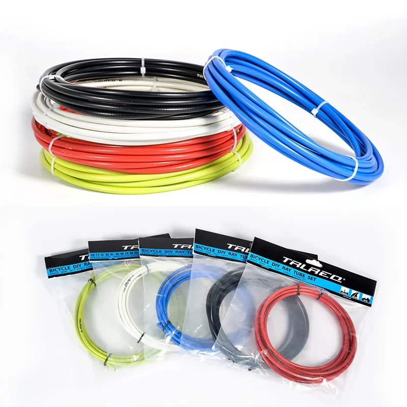 Bicycle Shift Cable Housing 3Meters Shift Brake Housing shifter Outer Cable for Road Bike MTB Bicycle Lined Shift Cable Housing Hose Kit Set for Shimano