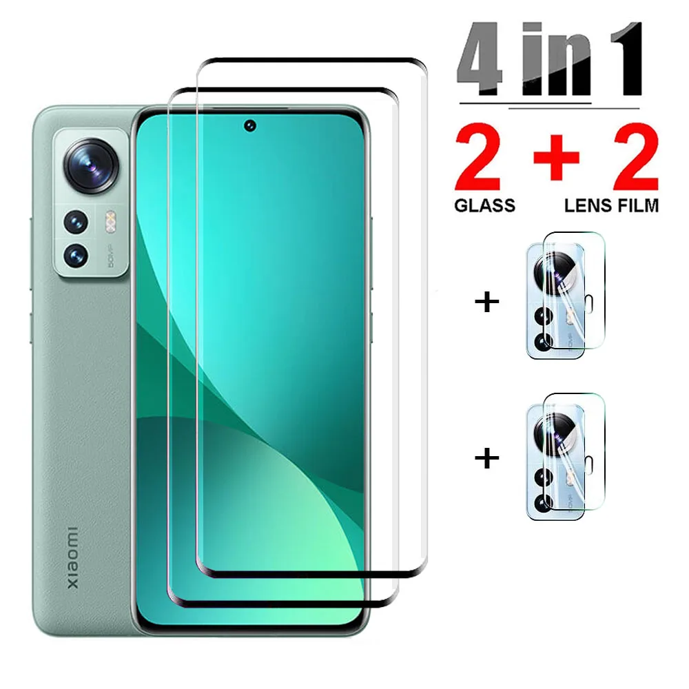 4in1 Protective Glass For Xiaomi mi 12 Pro 12X Screen Protector Camera Lens Tempered glass on |