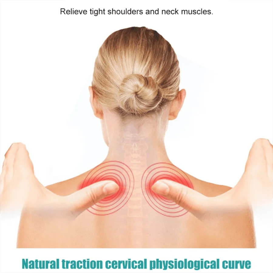 Portable Deep Kneading Neck Massager for Home and Travel Relaxation