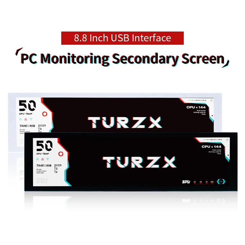 Ips tipo c Tela Secundária Usb-c Interface Monitoramento do Computador Cpu Gpu Ram Display Tela Inteligente Não há Necessidade Aida64 88 - Imagem 5