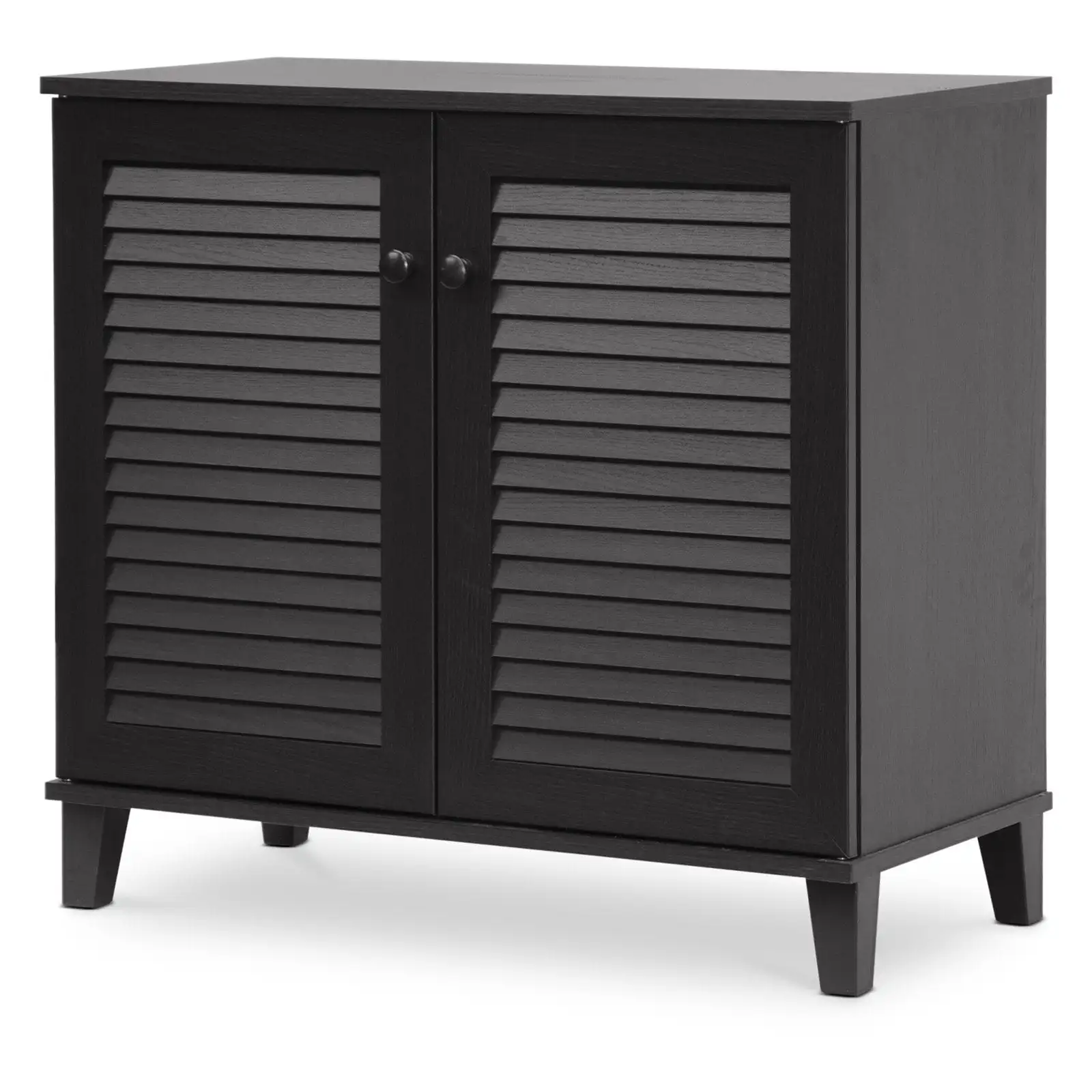

Coolidge Modern Walnut 4-Shelf Shoe Cabinet