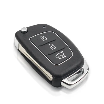 5X Chiave telecomando per Hyundai Remote Key Fob 3 BTN 433Mhz ID46 Chip per Hyundai New IX35 IX25 IX45 Santa Fe