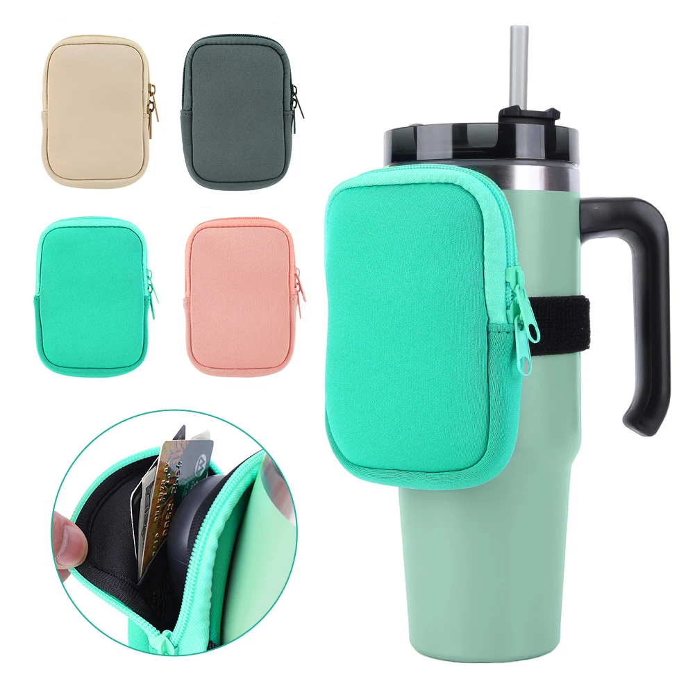 스탠리 텀블러용 물병 파우치, 20 oz, 30 oz, 40oz 머그잔, 휴대용 거치대 가방, 경량 휴대용 보관 가방, 체육관 액세서리